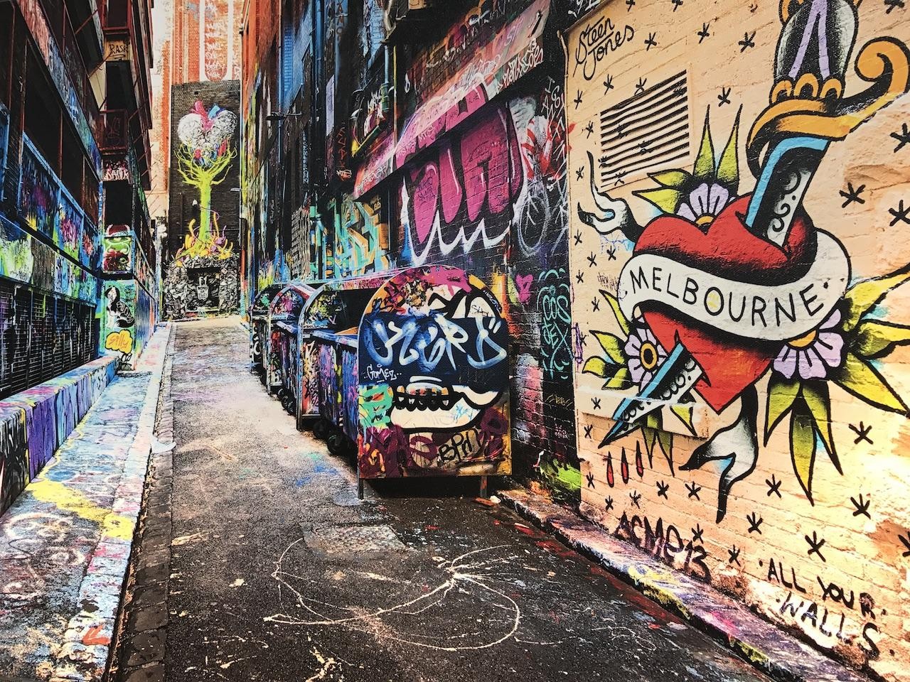 Australien Melbourne Street Art