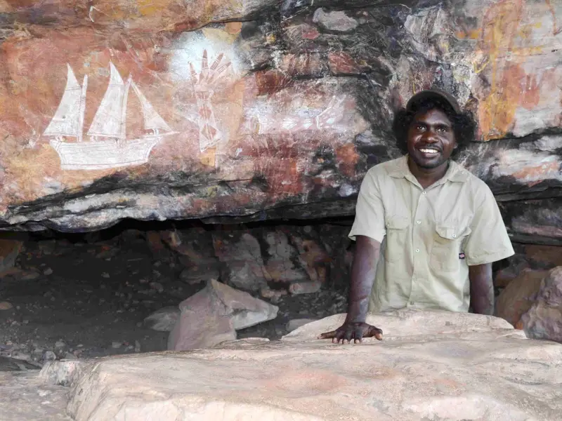 Australien Kakadu-Nationalpark Aborigine-Reiseleiter