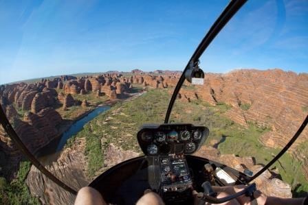 Australien Westaustralien Bungle Bungles Helikopterflug
