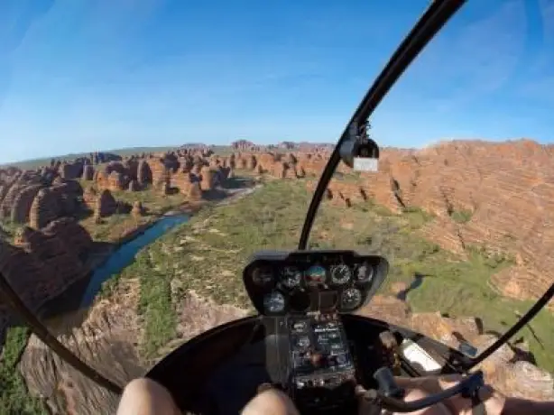 Australien Westaustralien Bungle Bungles Helikopterflug