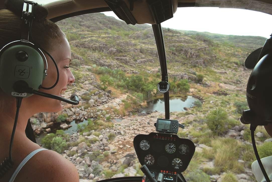 Australien Northern Territory nitmiluk nationalpark helikopter