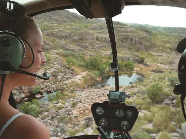 Australien Northern Territory nitmiluk nationalpark helikopter