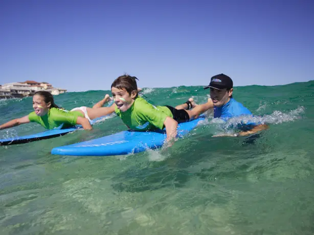 Au lets go surfing the bondi surf experience family see and do header