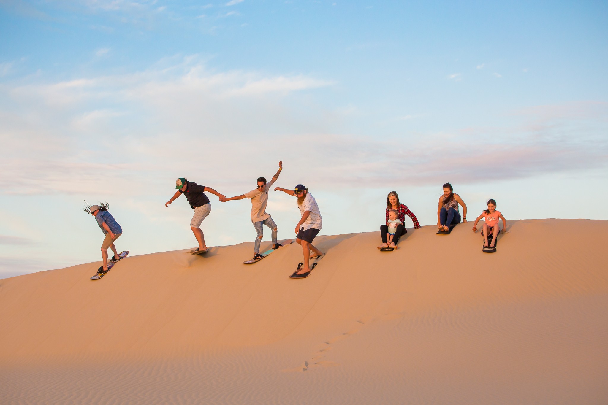 Auz sandboarding port stephens 1 family adventure
