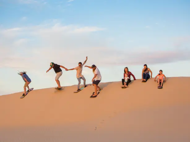 Auz sandboarding port stephens 1 family adventure