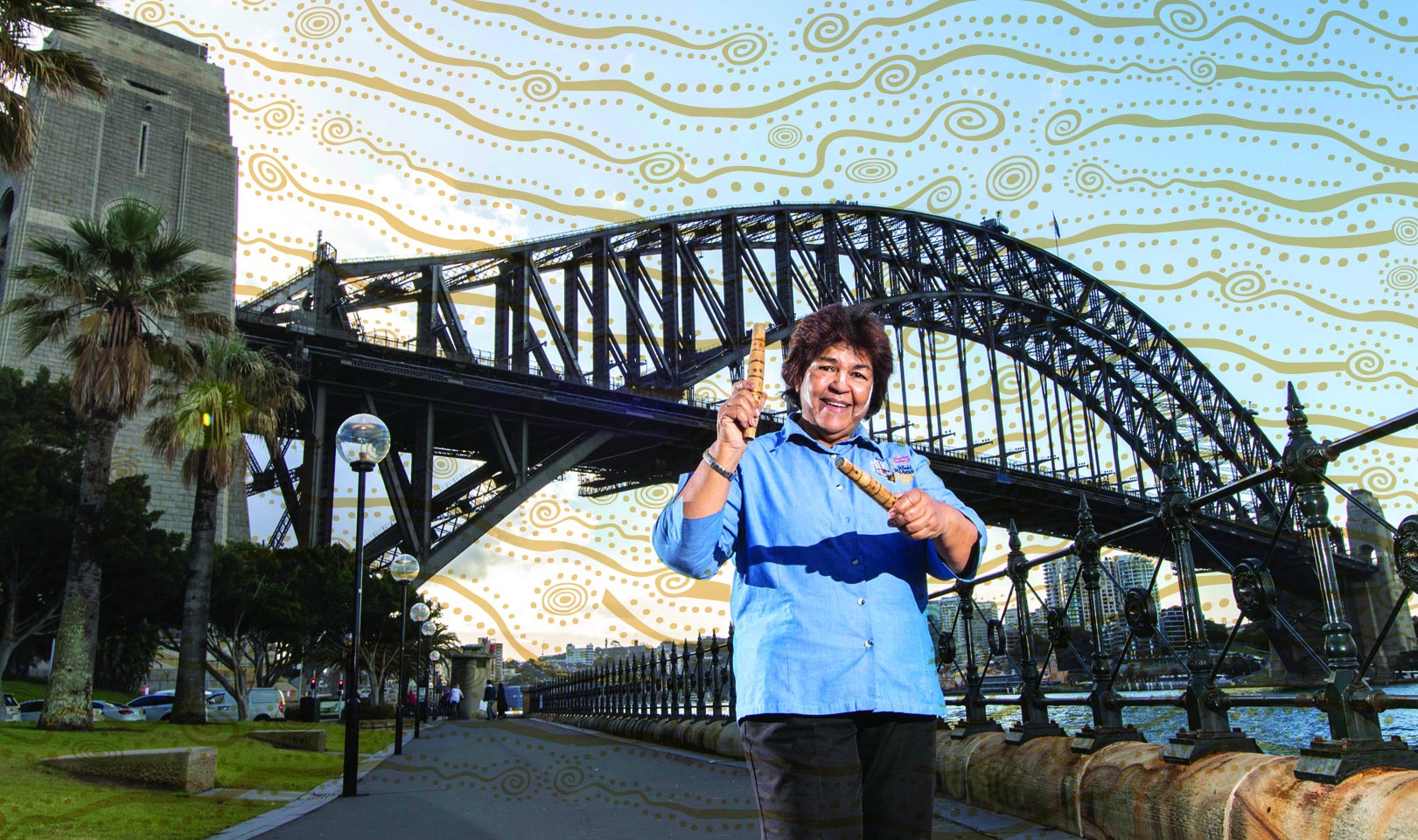 5173 - Dreamtime Southern X welcome ceremony harbour bridge
