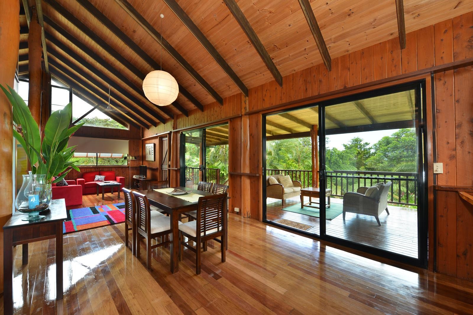 Australien Queensland Daintree Cottage Wohnzimmer