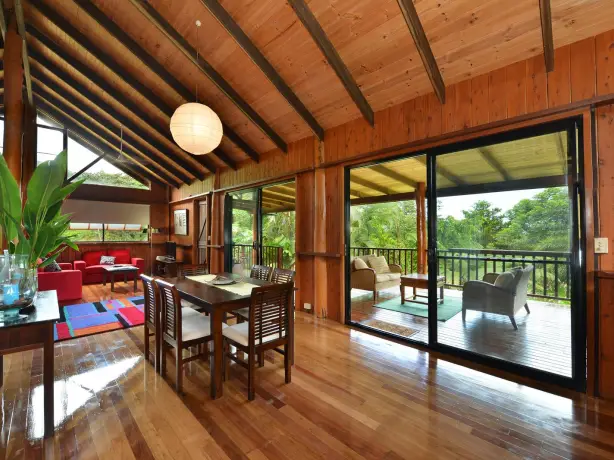 Australien Queensland Daintree Cottage Wohnzimmer