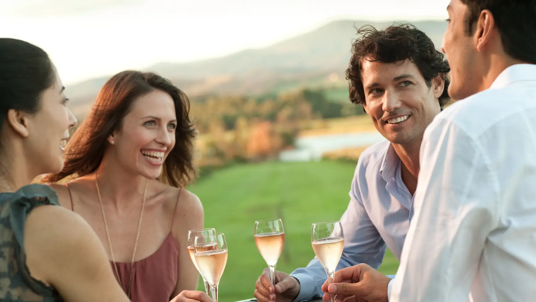 Au yarra valley winery tasting people happy friends see and do easy going