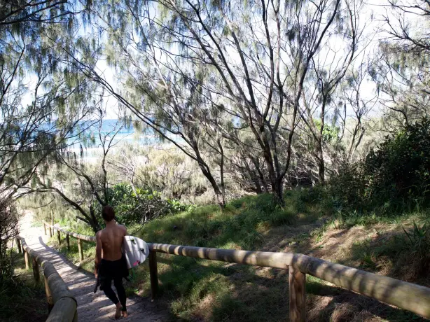 Australien Queensland Noosa Surfer