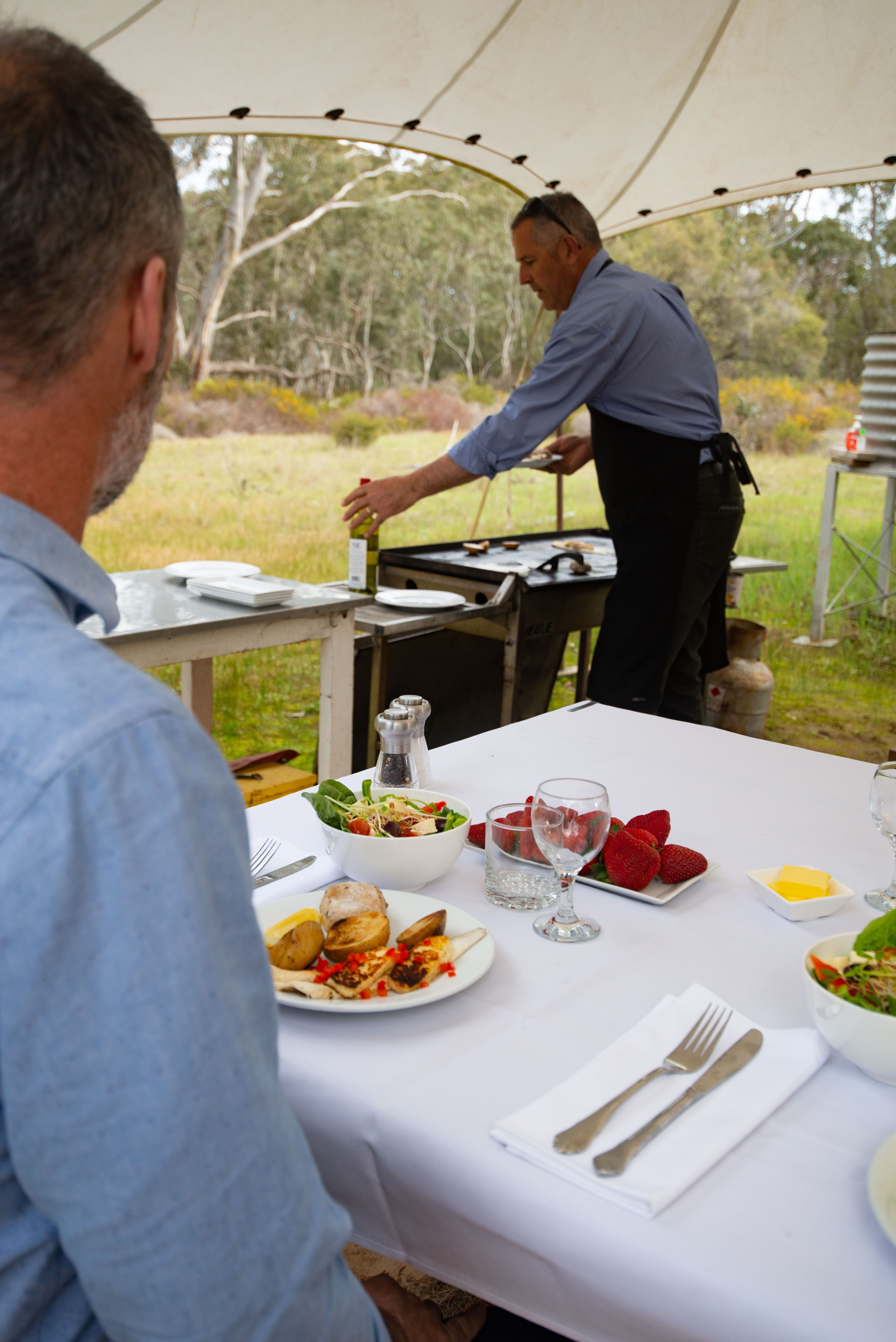 aus kangaroo island bbq cuisine