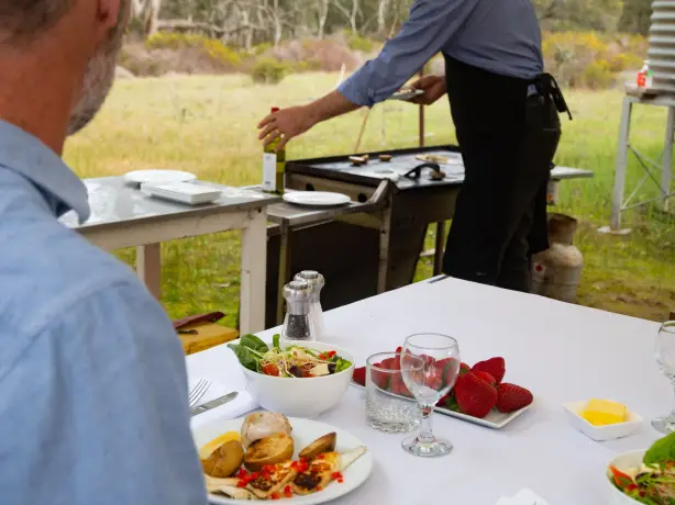 aus kangaroo island bbq cuisine