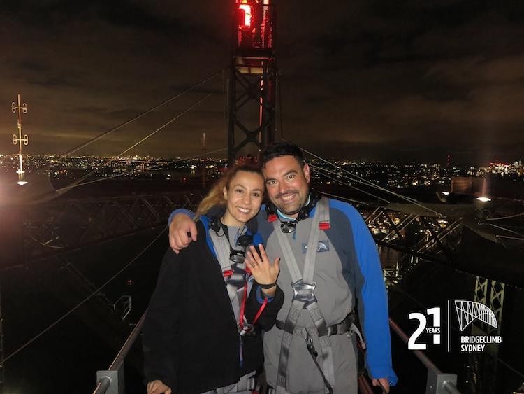 Australien kundenerfahrung heiratsantrag sydney harbour bridge