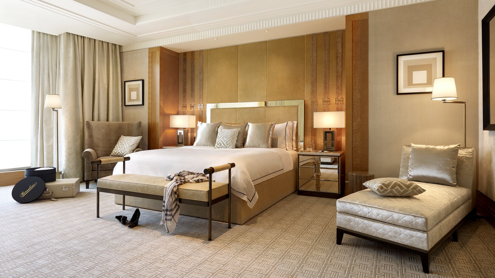 aus crown towers bedroom melbourne luxury