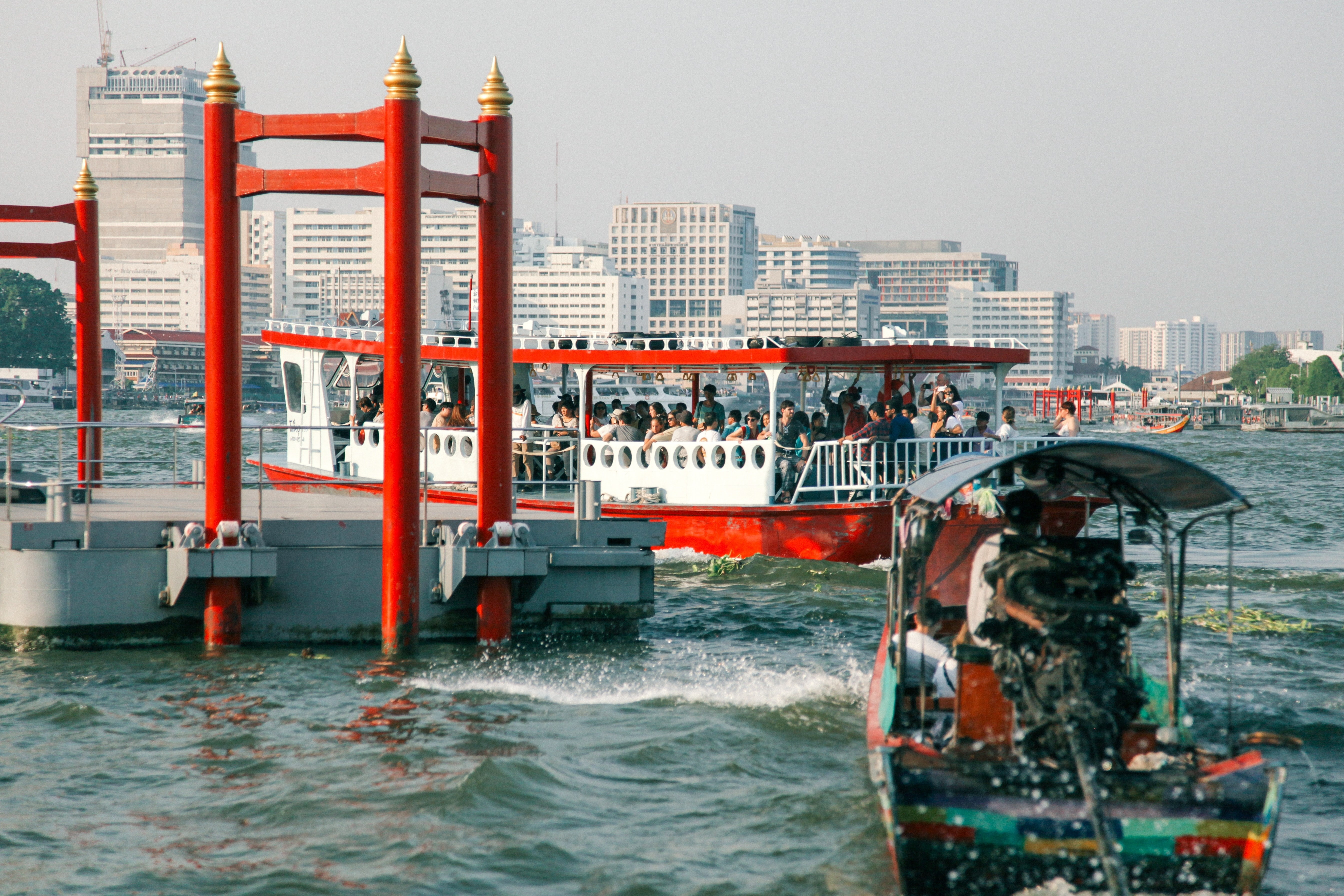 Thailand bangkok flussboot