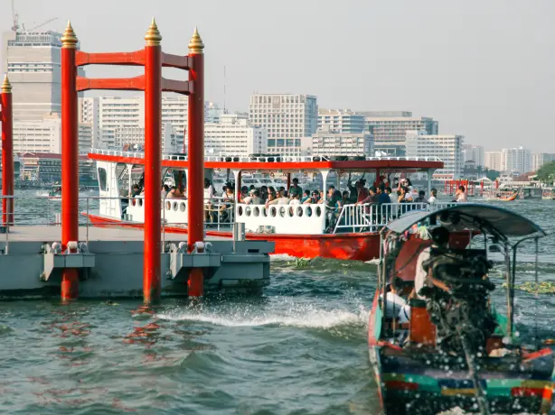 Thailand bangkok flussboot