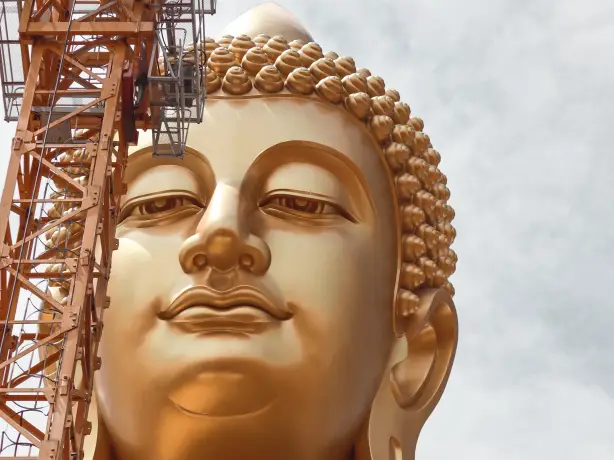 Thailand buddha statue in bangkok