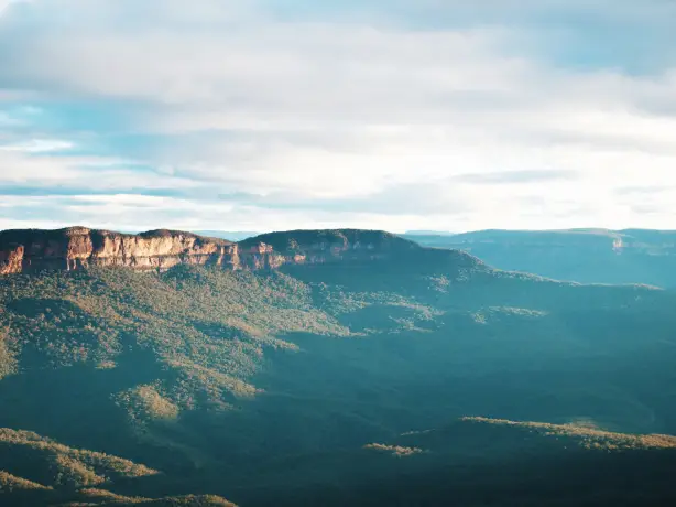 Australia-new south wales-blue mountains-overview