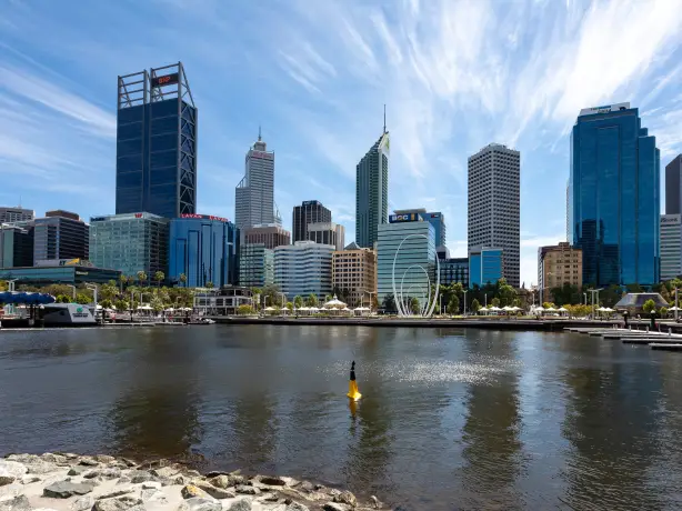 Australien Perth Skyline