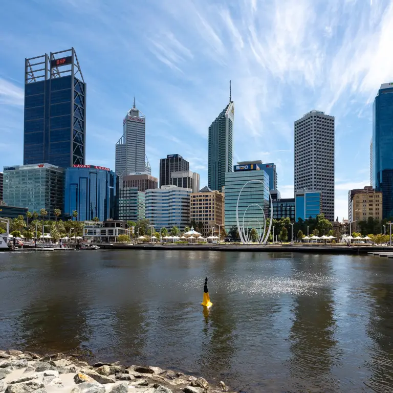 Australien Perth Skyline