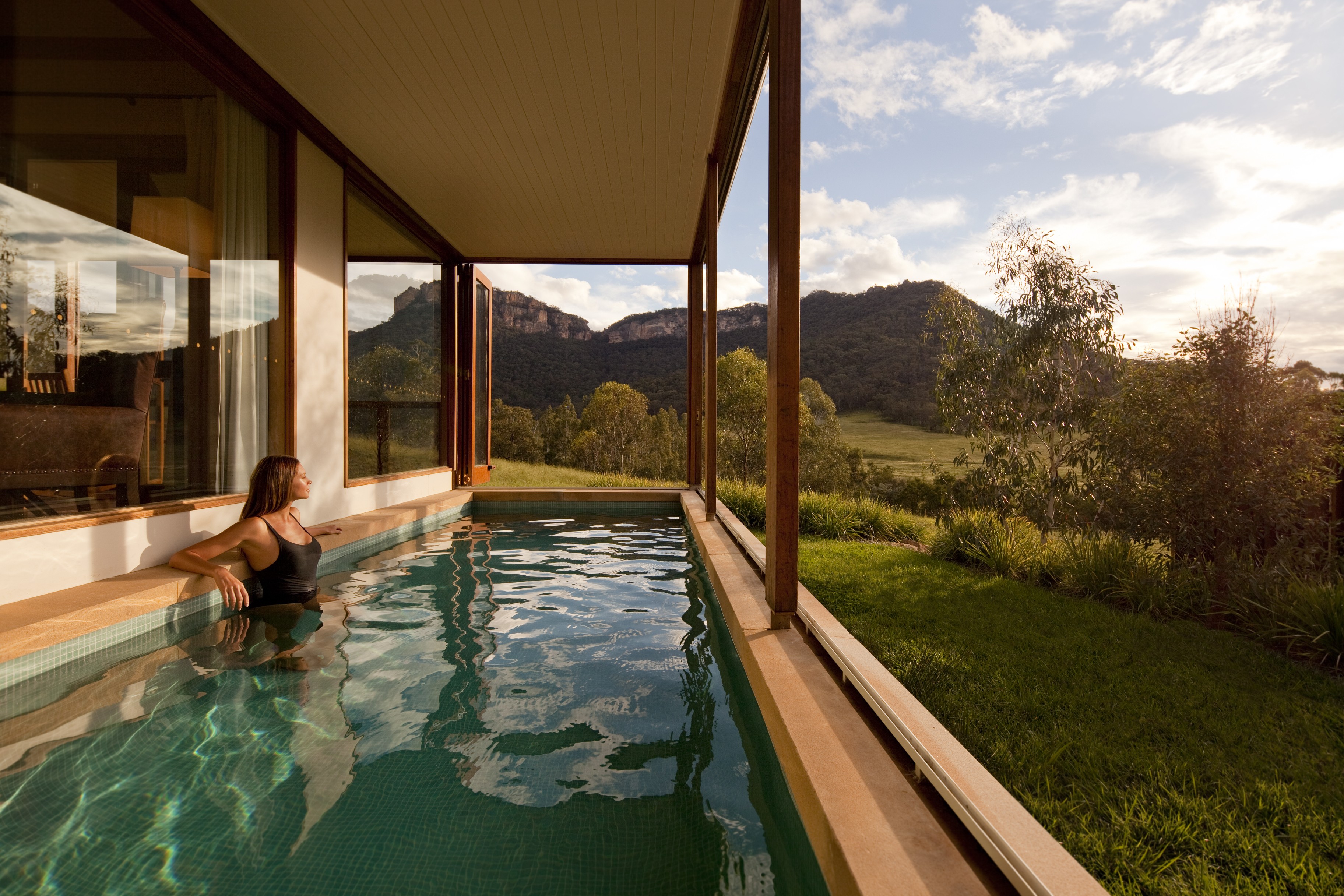 Aus wolgan valley private pool view partner stays luxury