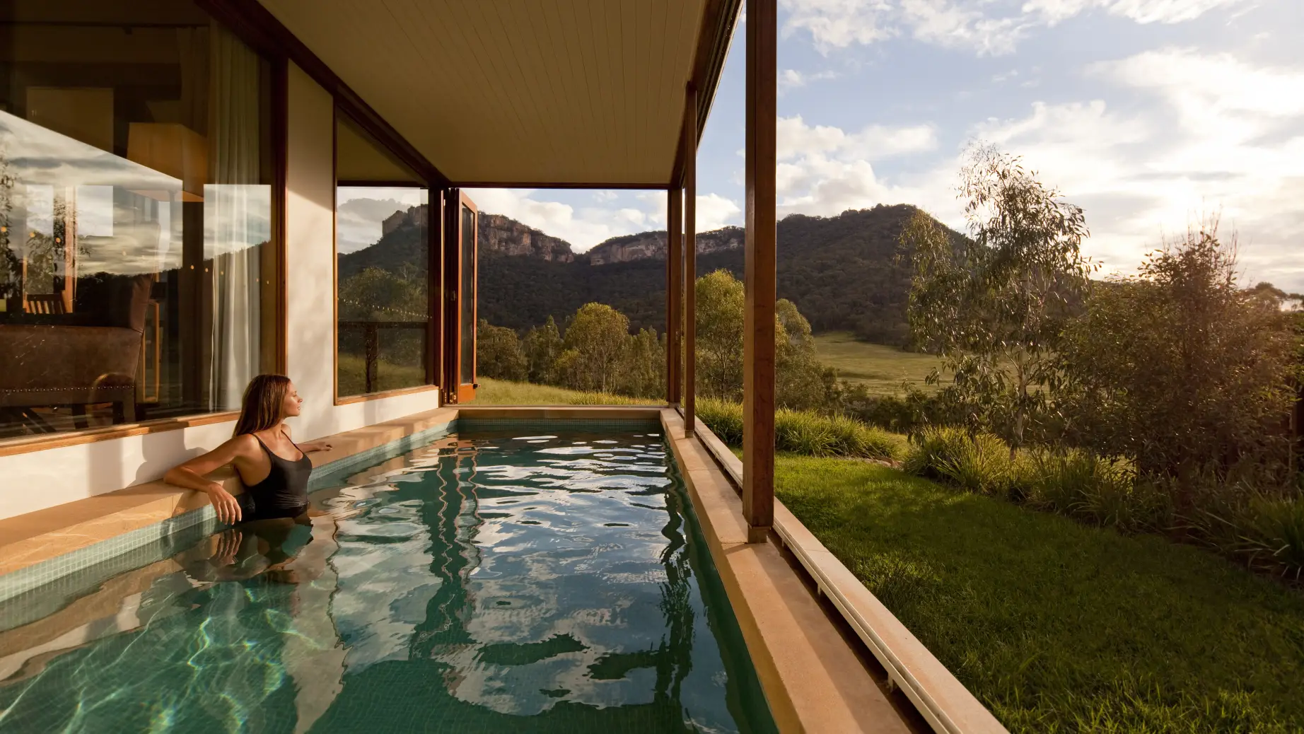 Aus wolgan valley private pool view partner stays luxury