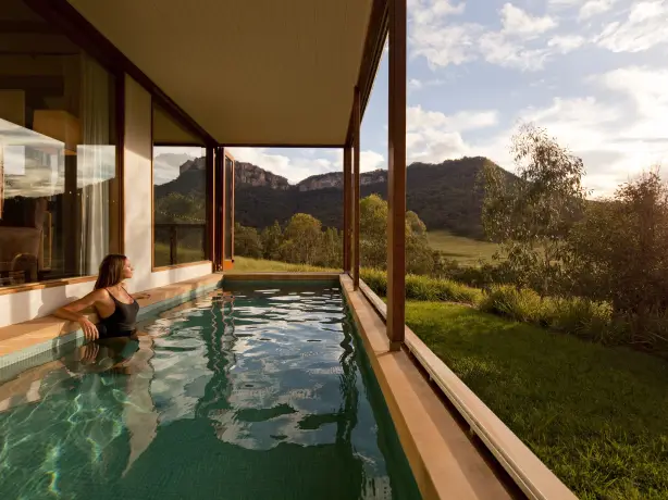 Aus wolgan valley private pool view partner stays luxury