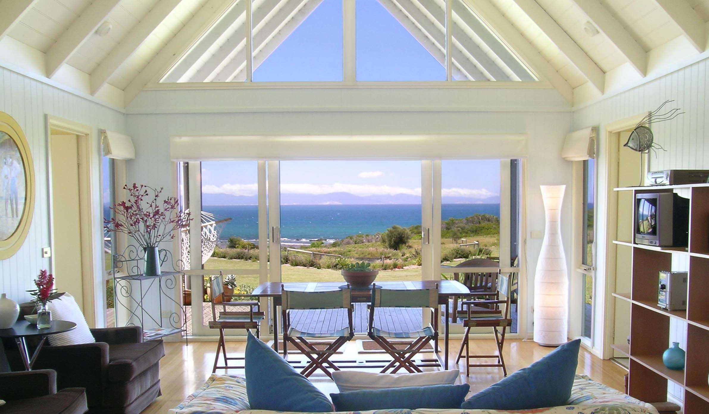 Aus south gippsland cottage livingroom view partner stays comfortable