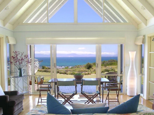 Aus south gippsland cottage livingroom view partner stays comfortable