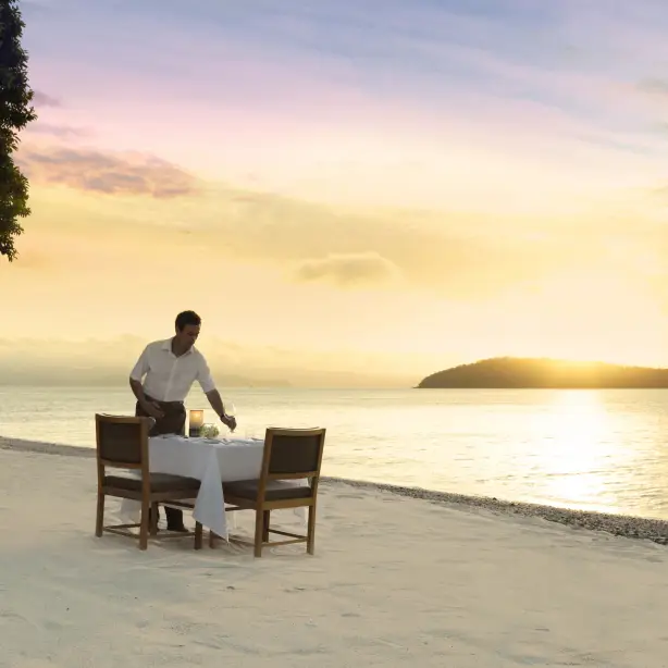 aus couples great barrier reef pebble beach private dining cuisine