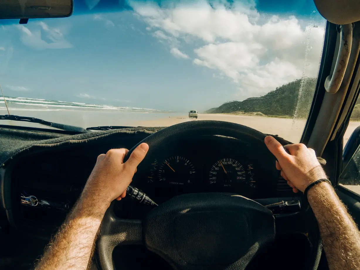 Australia beach car solotraveller