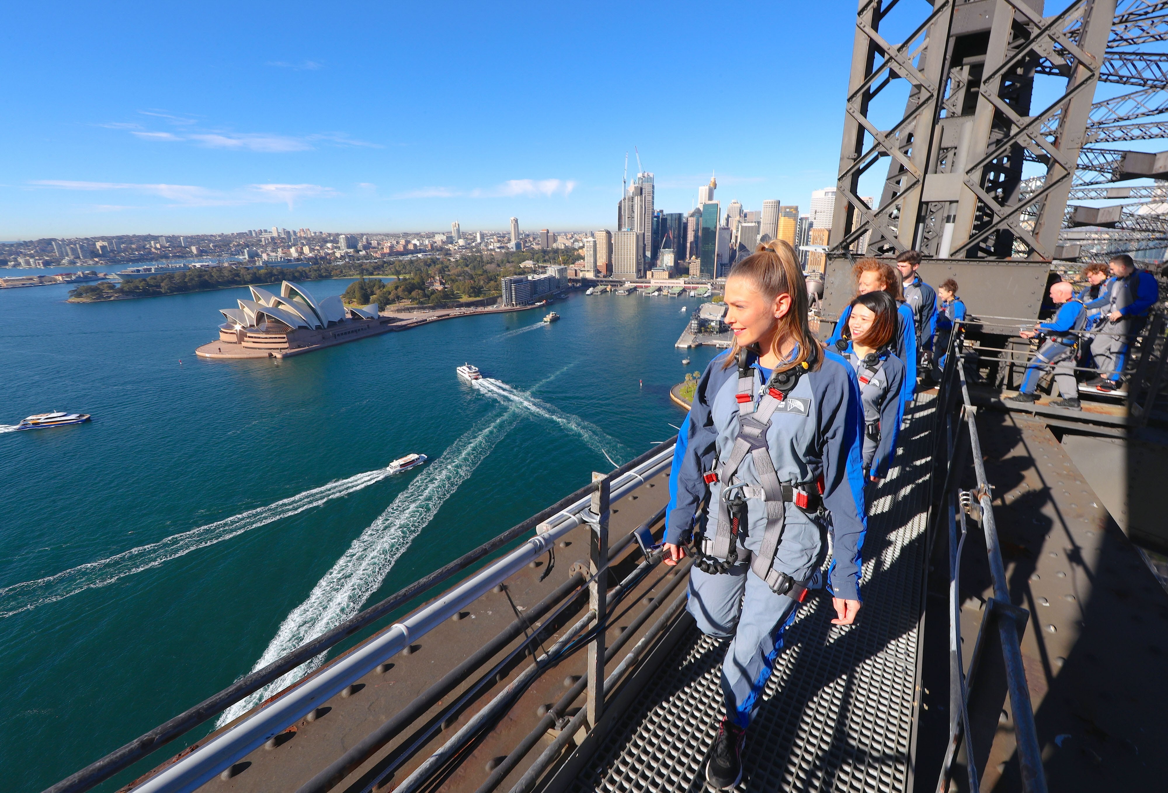 Au sydney harbour bridge climb harbour view solo see and do adventurous