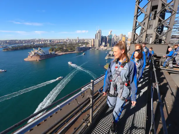Au sydney harbour bridge climb harbour view solo see and do adventurous