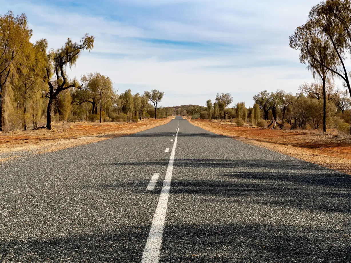 Au road desert personal page solo cars and route