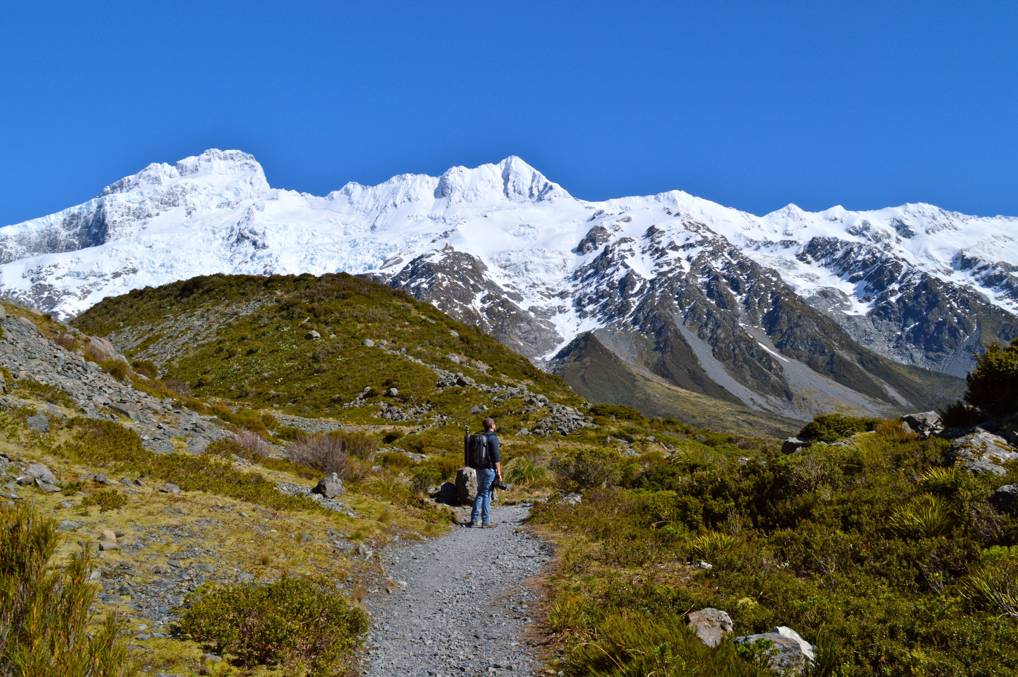 Nz general activities mount cook hiking trail