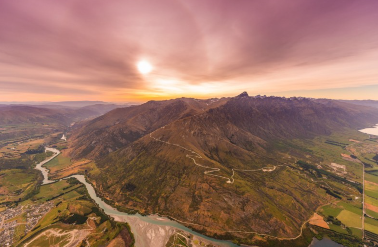 Nz hot air balloon queenstown view