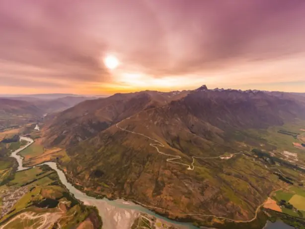 Nz hot air balloon queenstown view