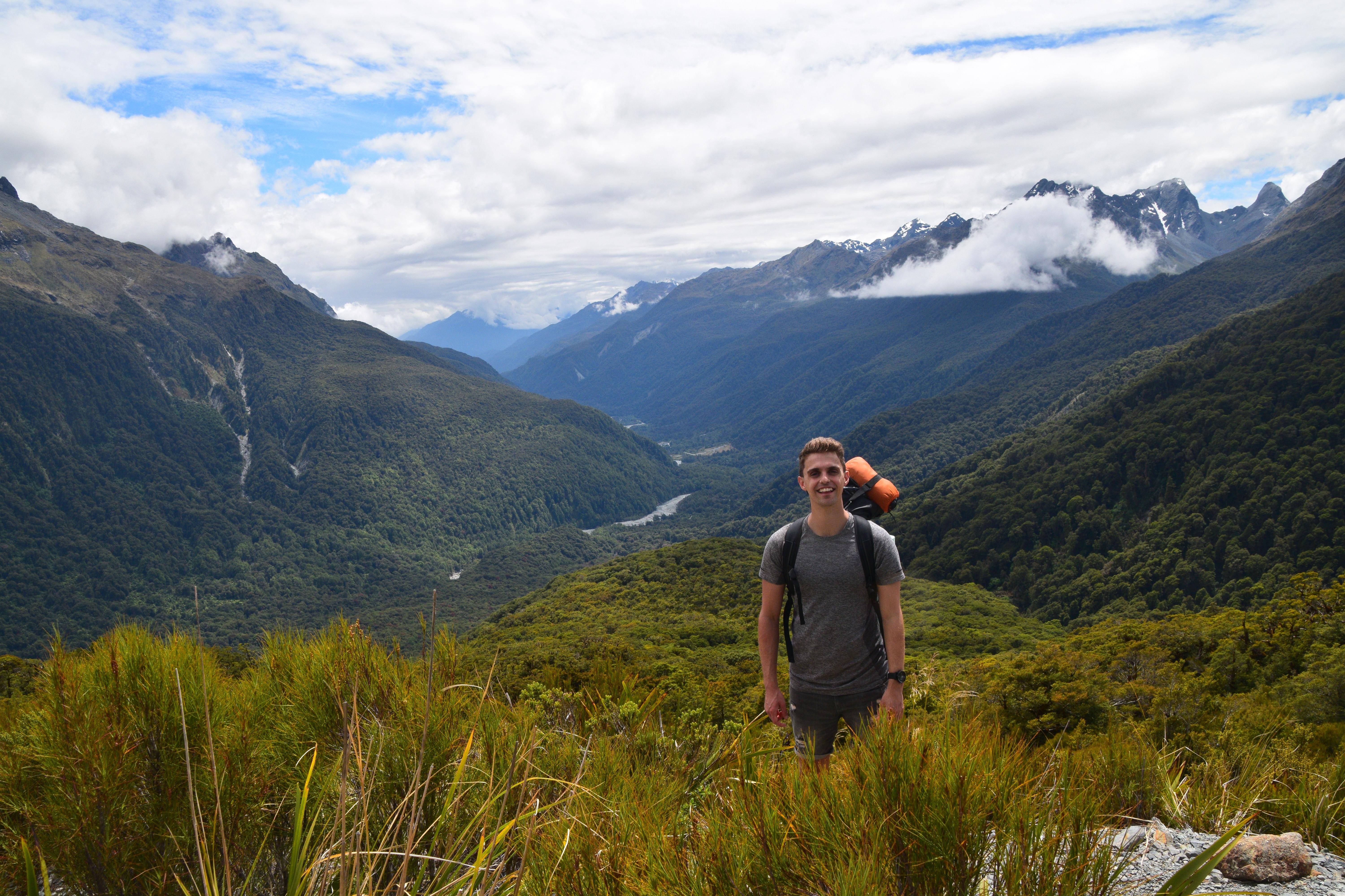 Nz routeburn track jon hiking