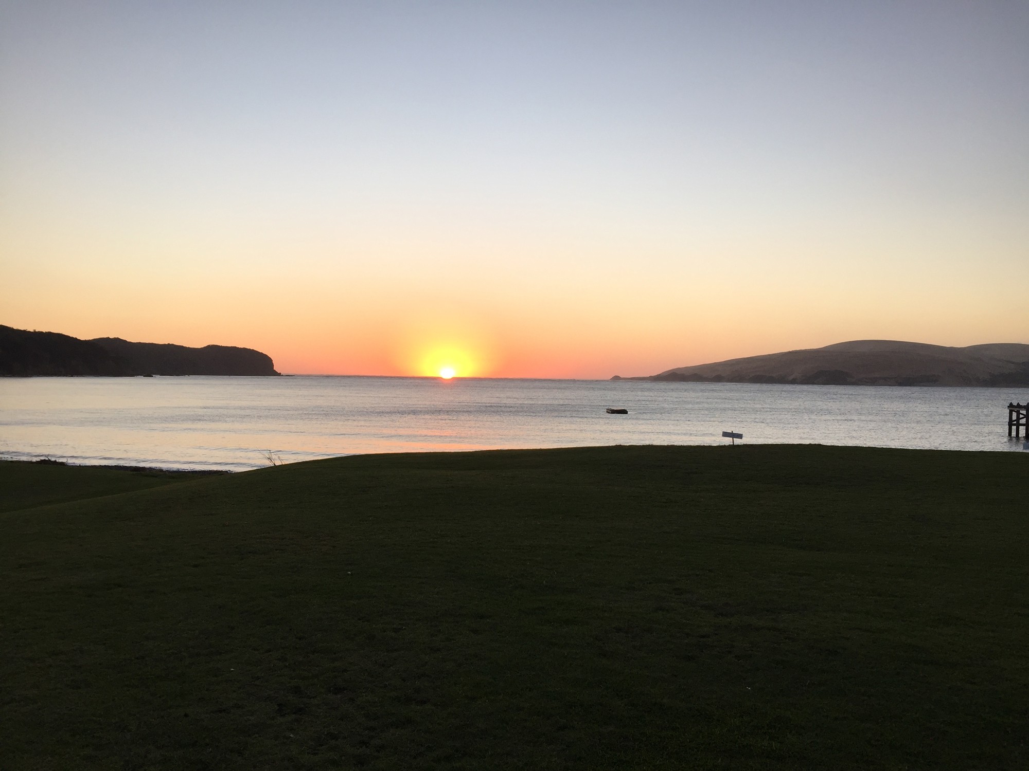 Neuseeland Sonnenuntergang