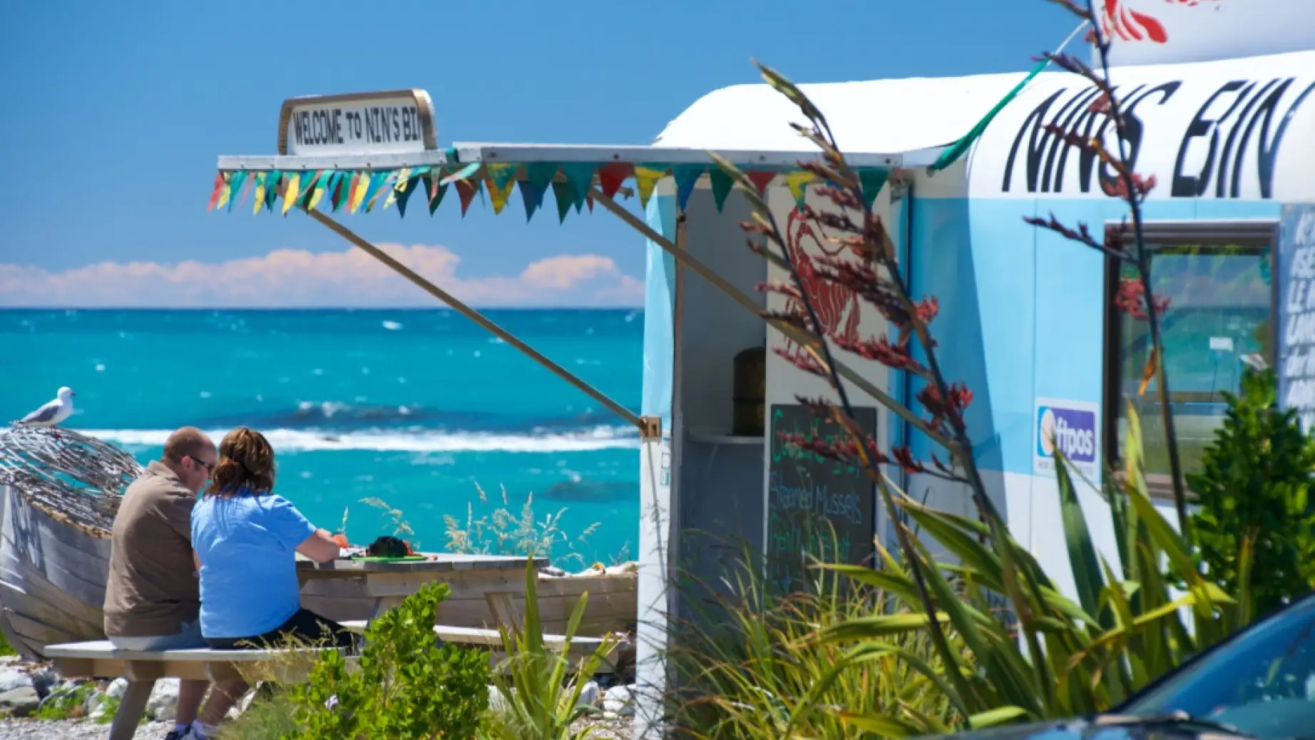 Nz Kaikoura nin bins food cuisine
