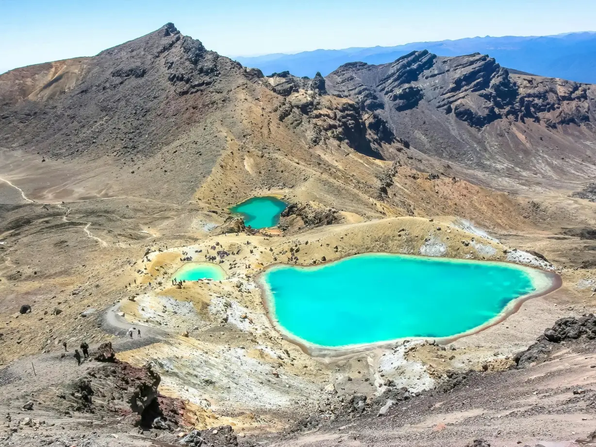 Emerald lakes