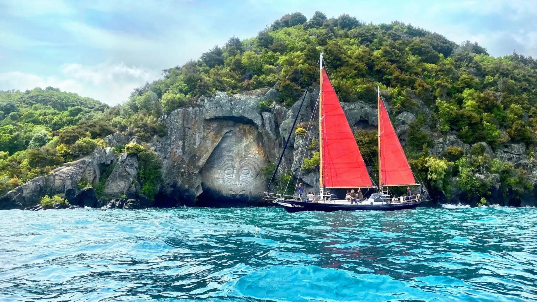 Lake Taupo sail boat