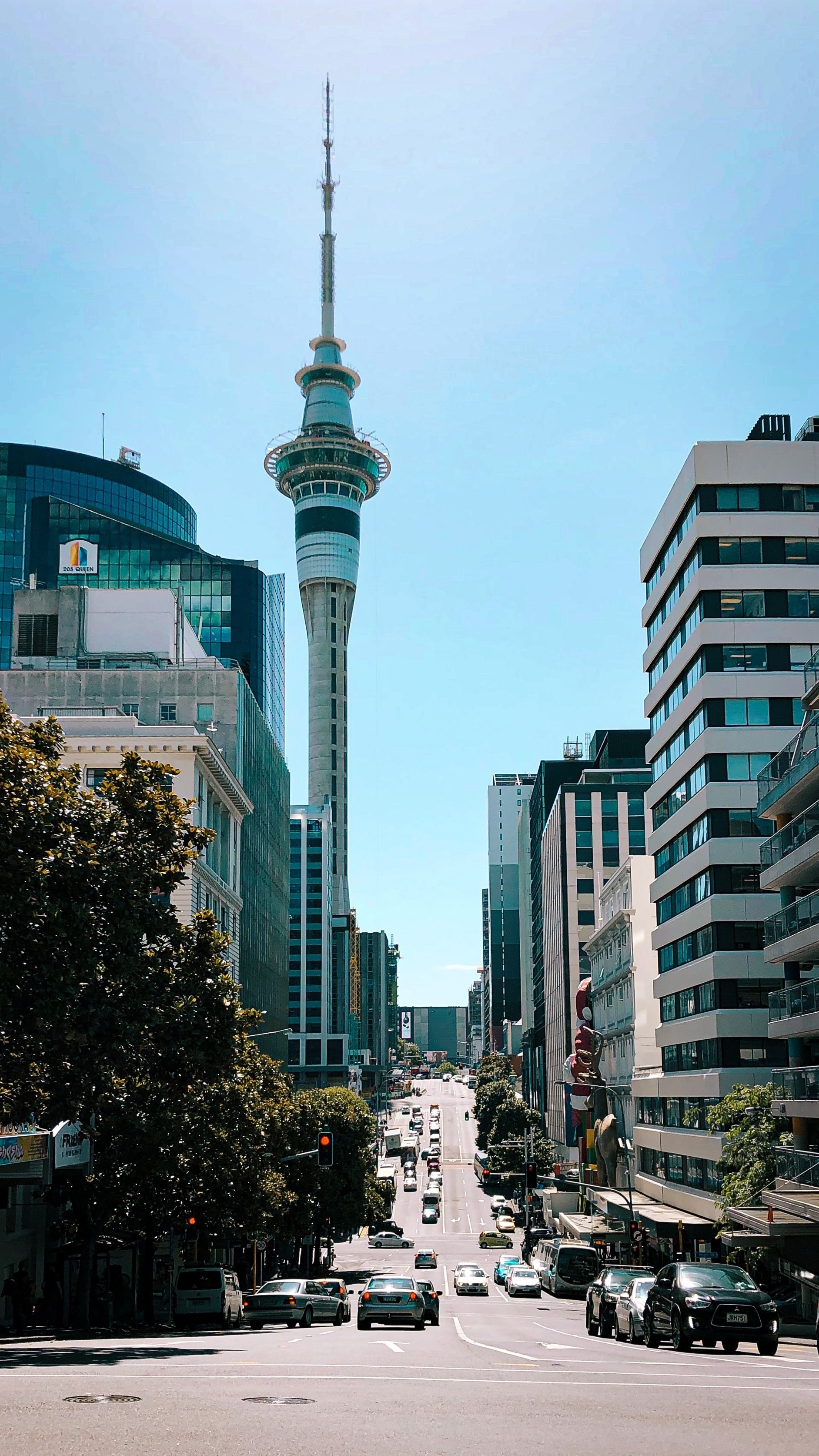 Nz north auckland skytower