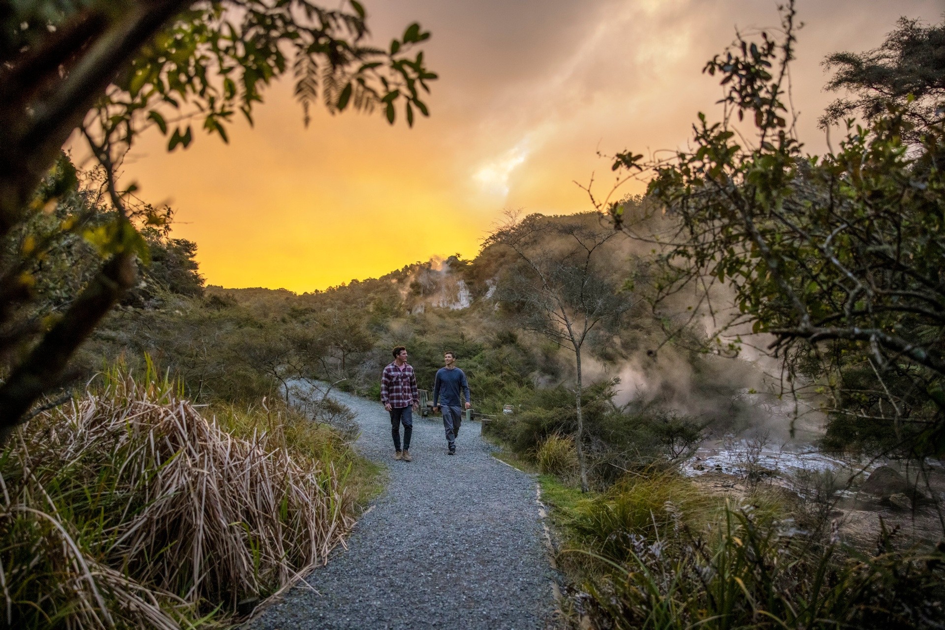 Nz north rotorua Waimangu Volcanic Valley Miles Holden