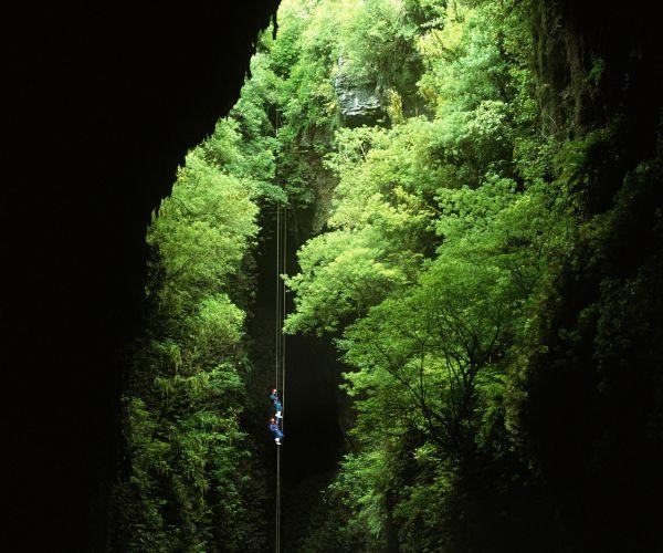 Nz north waitomo caves abseil