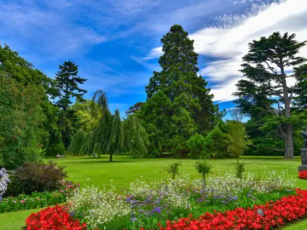 Nz south christchurch botanic gardens flowers park