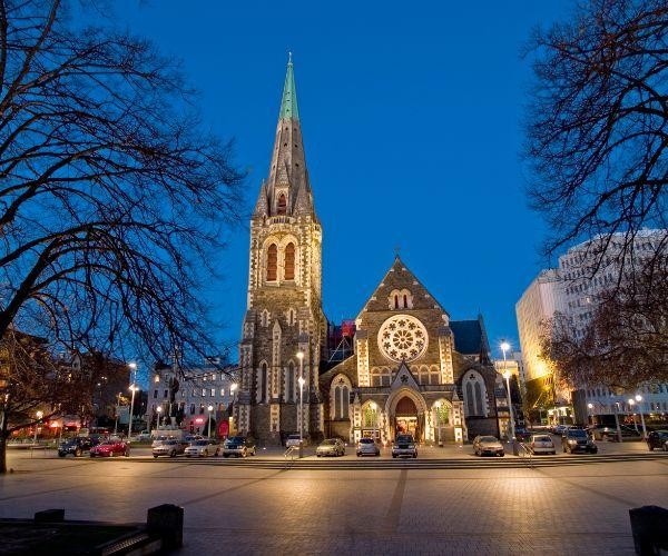 Nz south christchurch cathedral square
