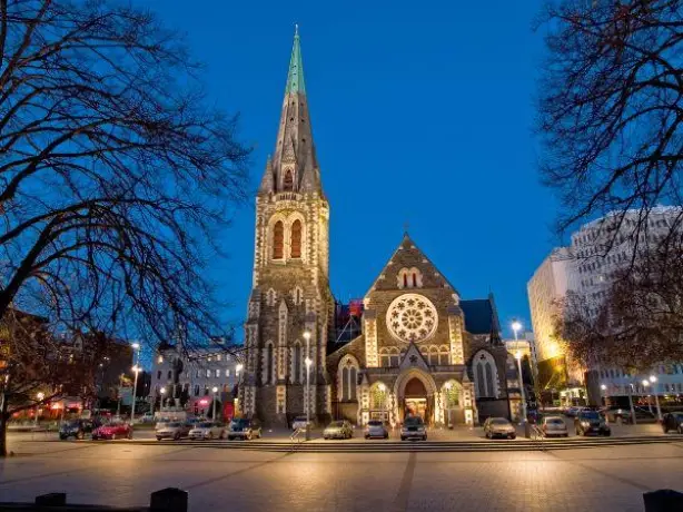Nz south christchurch cathedral square