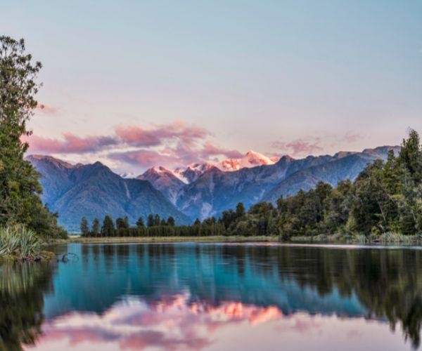 Nz south lake matheson