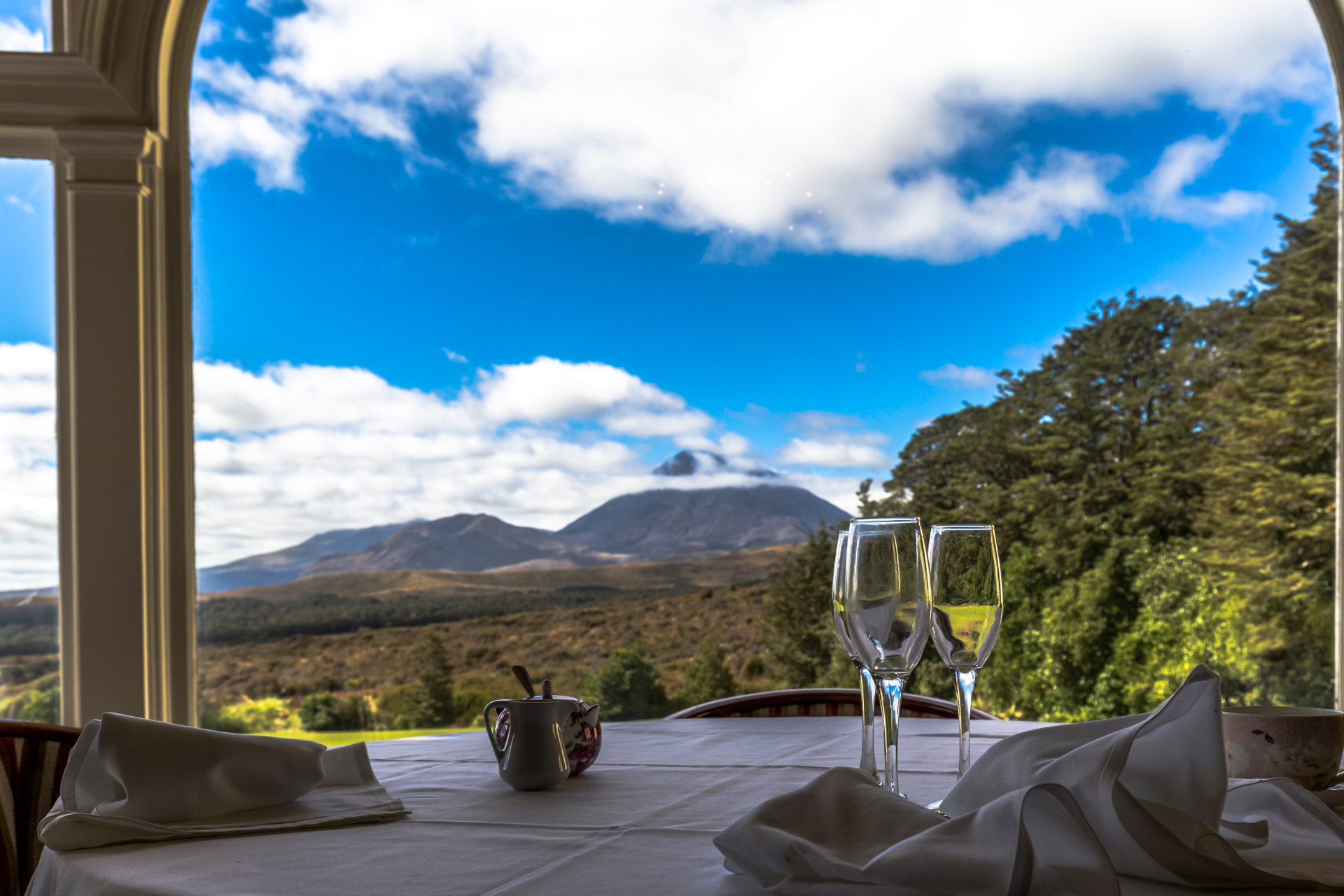 Newzealand north Chateau Tongariro Hotel